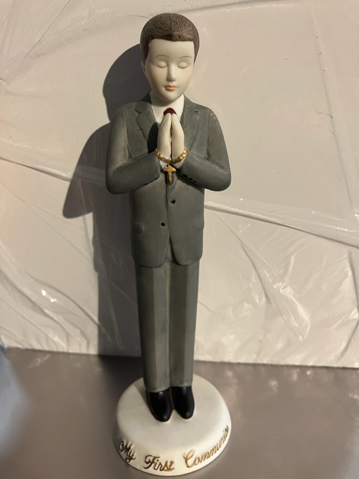Last One Available (Discontinued) 6.5"H BOY COMMUNION FIGURE VALENCIA
