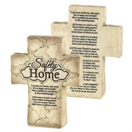 Safely Home - Resin Standing Cross