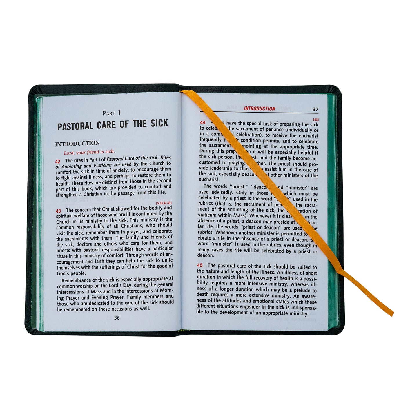 Order of The Anointing of The Sick And Their Pastoral Care - Pocket Edition