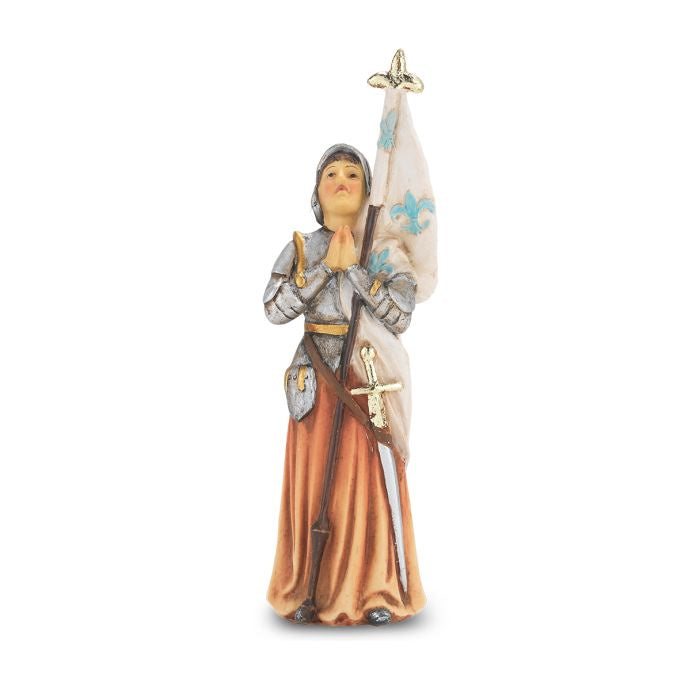 St. Joan of Arc - 4" Statue with Holy Card