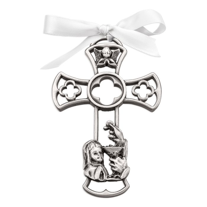 Pewter First Communion Cross