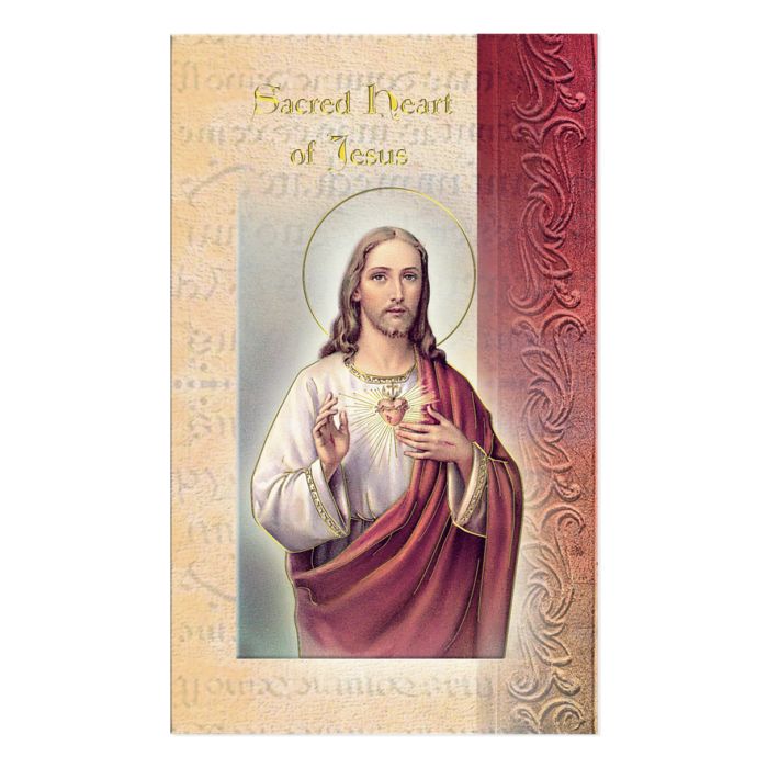Sacred Heart of Jesus Devotion and Prayer folder