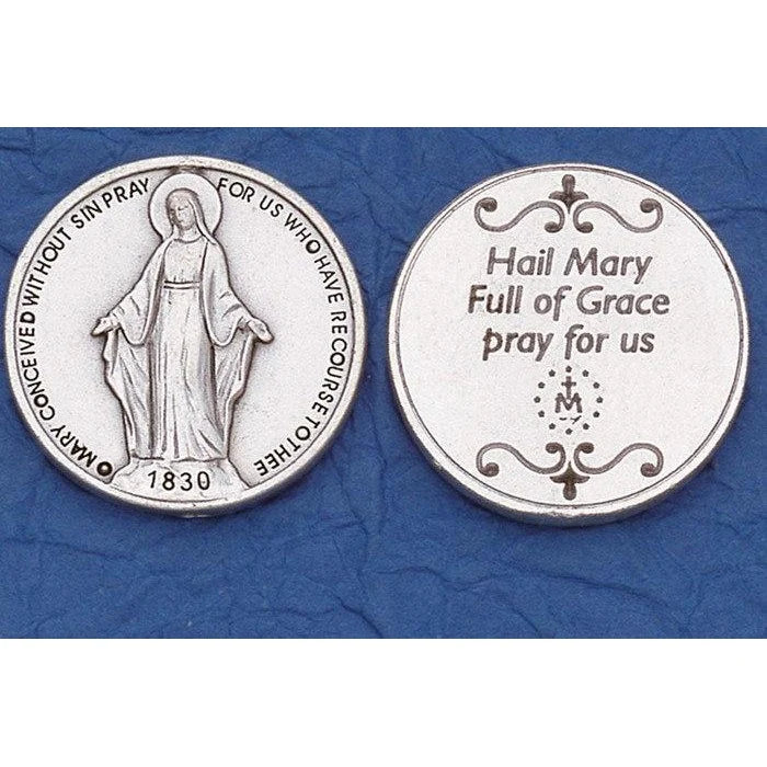 Pocket Tokens / Coins (Variants Include: Trinity, Mary, Angels, Saints, and More)