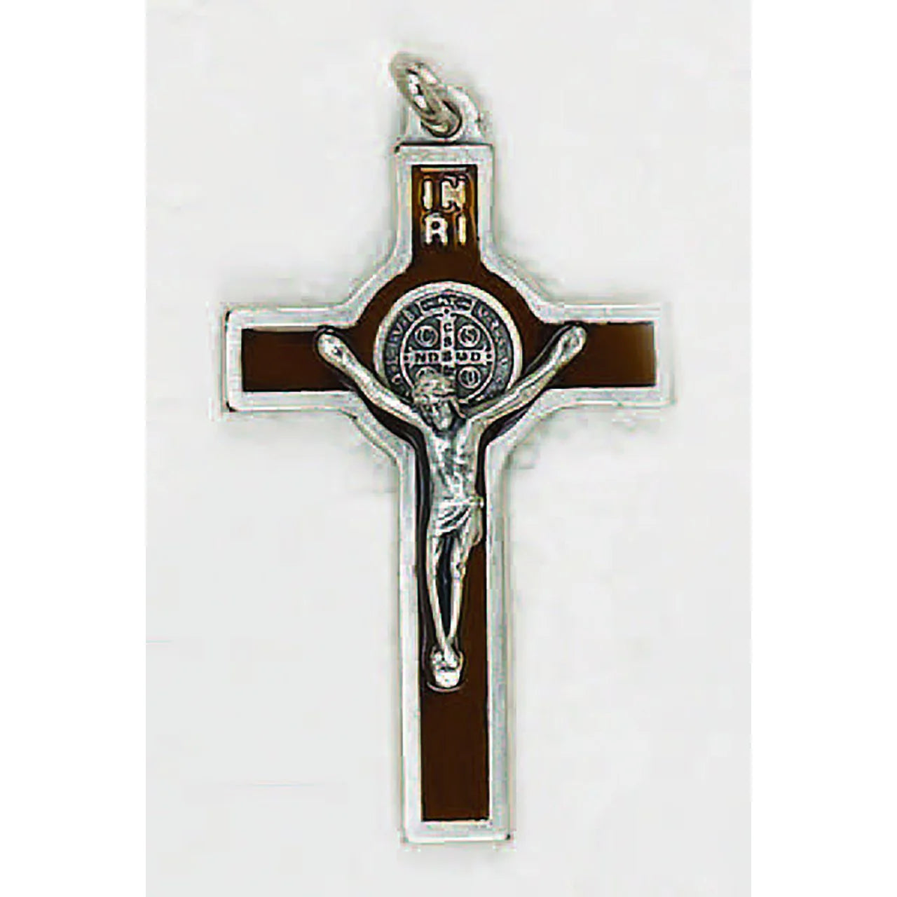 Saint Benedict Enameled Cross