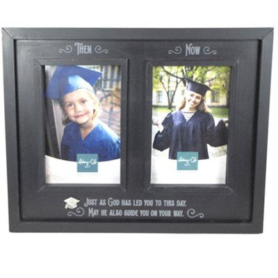 Graduation Then and Now Photo Frame
