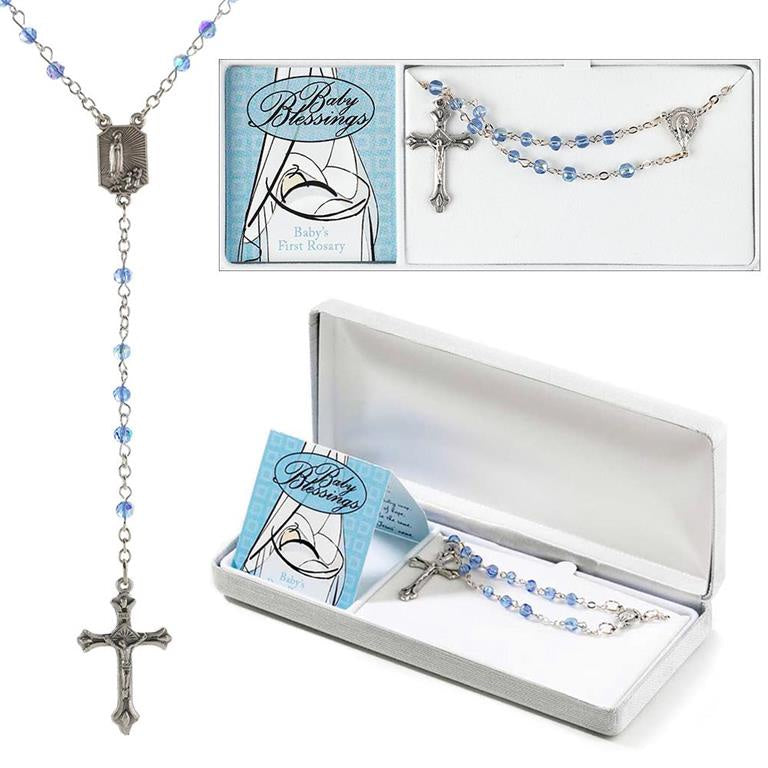 Baby Blessings First Rosary and Prayer Gift Card
