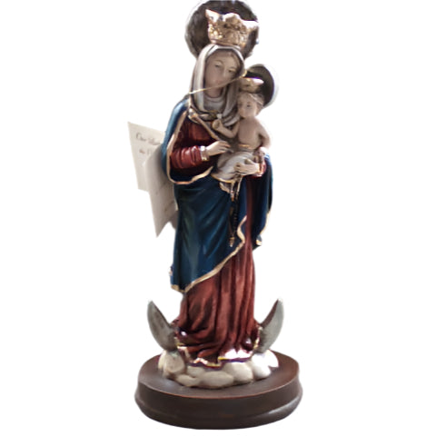 Our Lady of the Rosary - 9" or 14.5" Statue