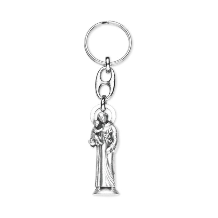 St. Anthony Metal Keychain - 2"