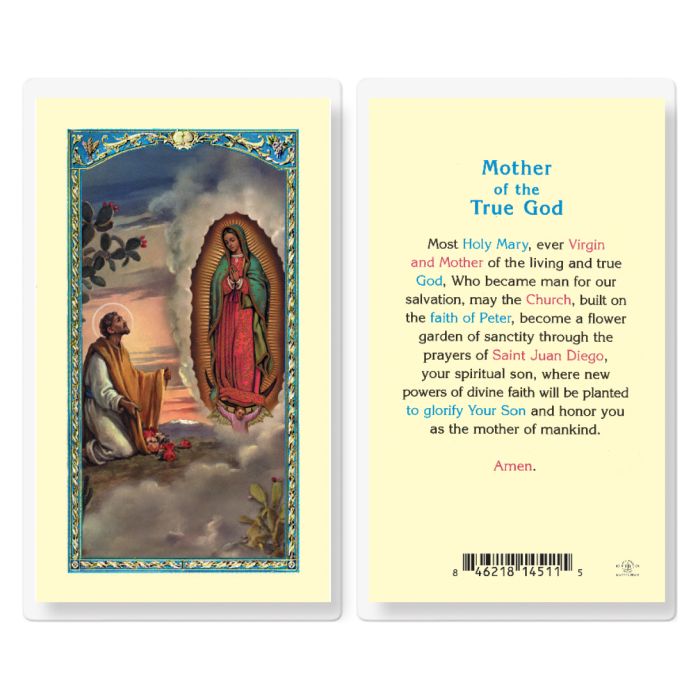 Our Lady of Guadalupe Holy Card (Variants)