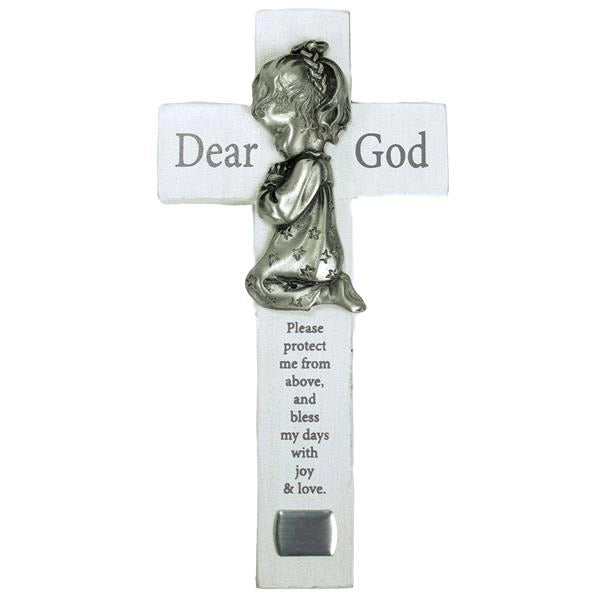 Bedtime Prayer Wall Cross (Boy or Girl) - 6"