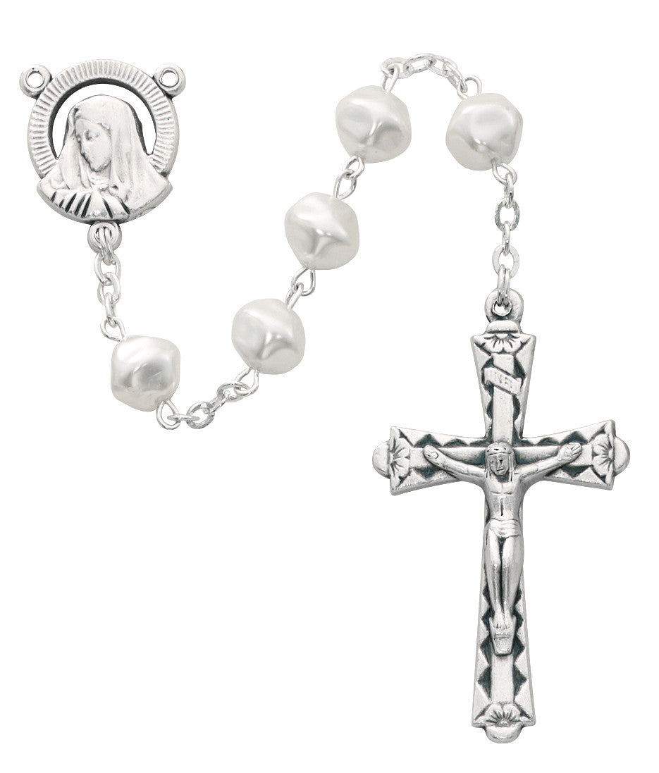 White Pearl Rosary