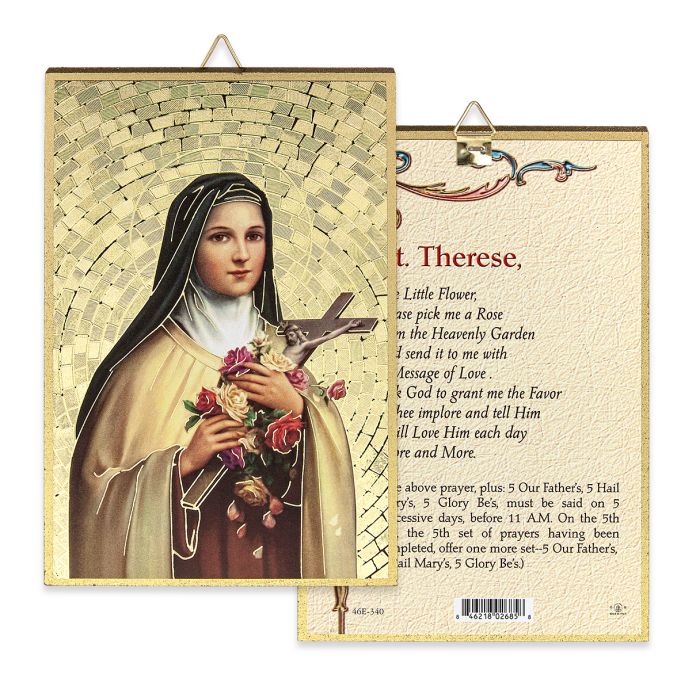 St. Therese Mosaic Plaque