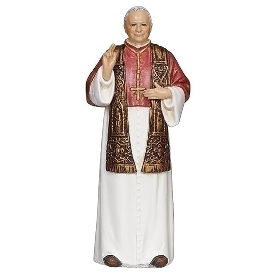 4" Pope Leo XIV Statue with Holy Card