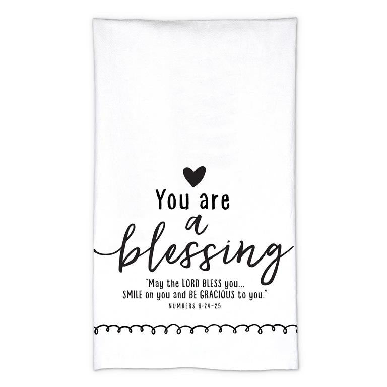 Tea Towel - "You Are A Blessing"