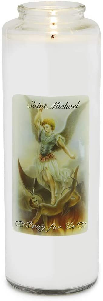Holy Icons White Prayer Intention Candle