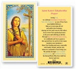 St. Katerina Tekakwitha Holy Card
