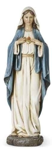 Immaculate Heart of Mary Statue - 14"