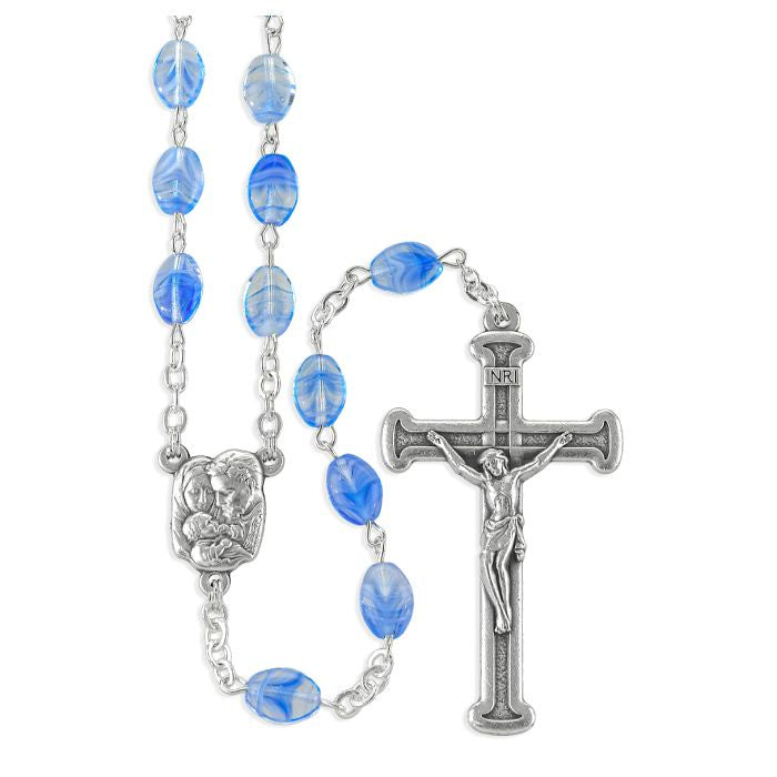 Sapphire Bead Rosary