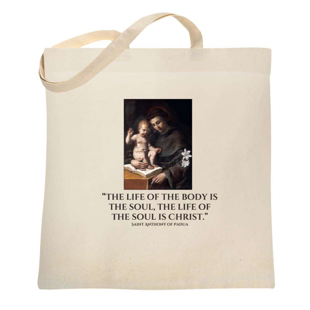 St. Anthony of Padua - Canvas Tote Bag