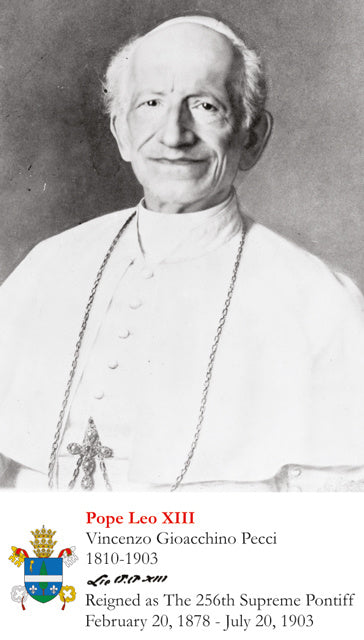 Pope Leo XIII Holy Card