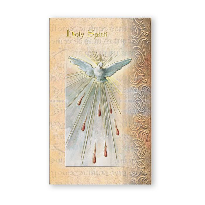 Holy Spirit Prayer Folder with Biography