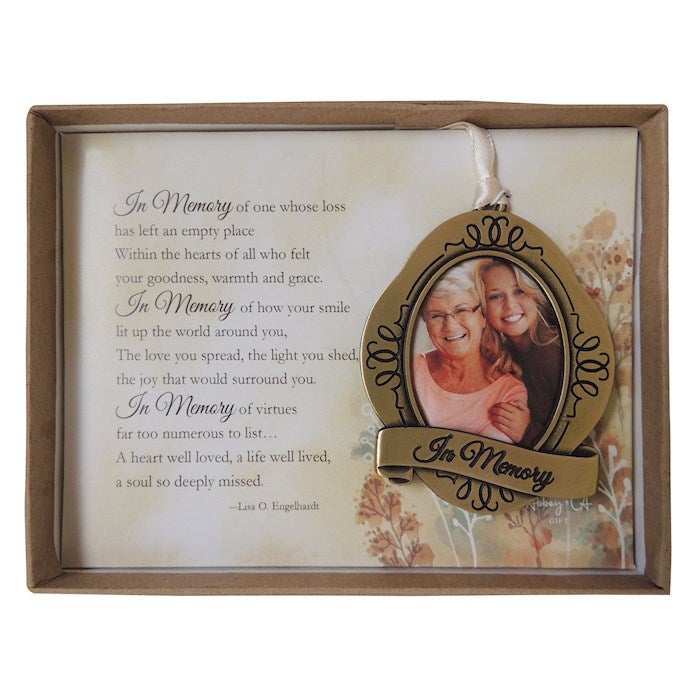 In Memory Photo Ornament