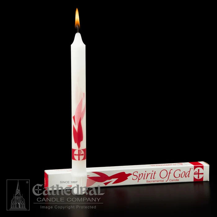 Confirmation Candle, "Spirit of God" - 8"