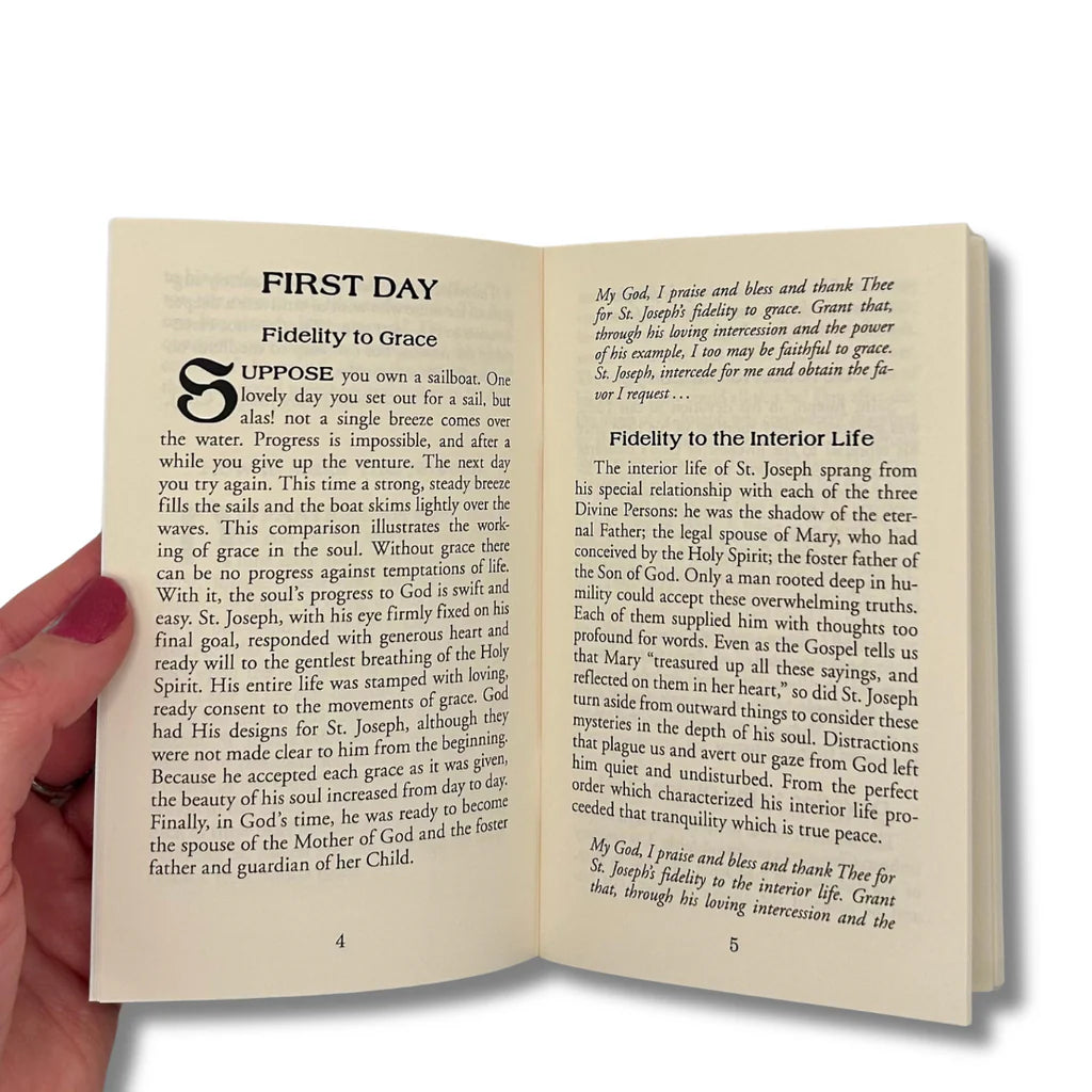 Novena to Saint Joseph: Patron of the Universal Church - by Fr. Louis Lallemant, S.J.