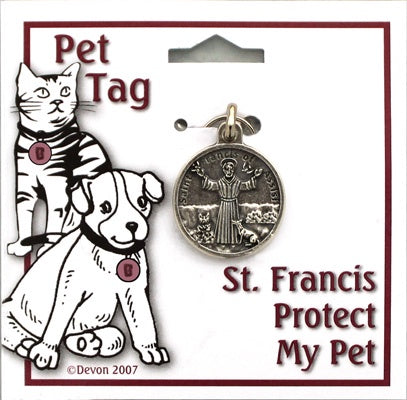 Pet medal with St. Francis