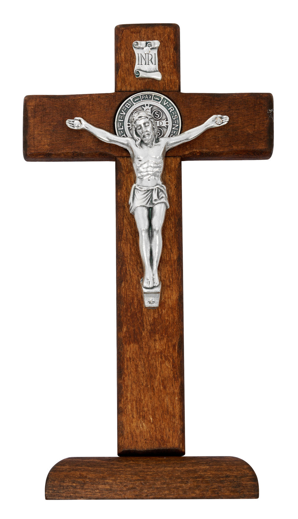 St. Benedict Standing Crucifix - 9"