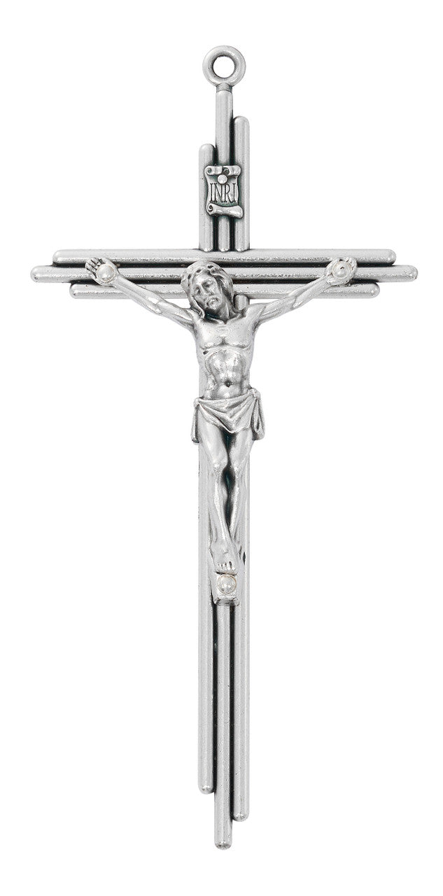 5 3/4" Wall Crucifix with 3 Bars for the Trinity
