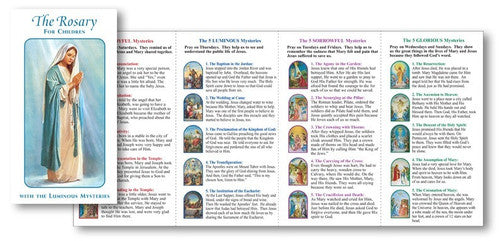 The Rosary for Children Fold Out Pamphlet