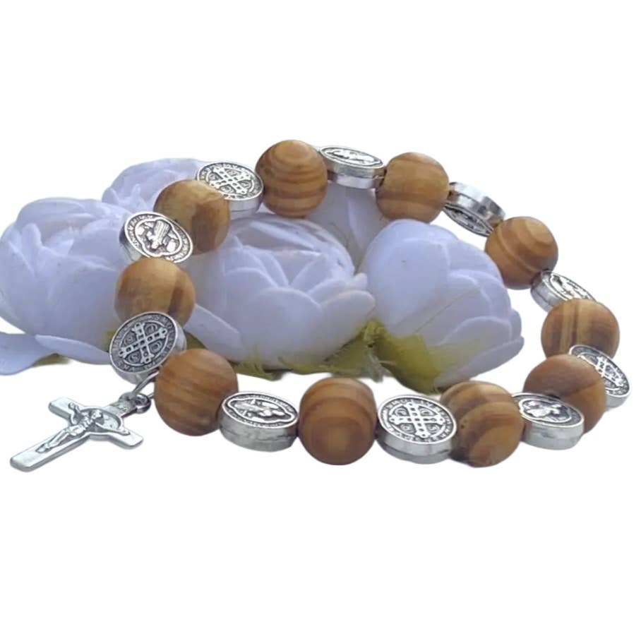 St. Benedict Decade Bracelet - 7"
