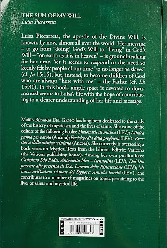 The Sun of My Will: Luisa Piccarreta - by Maria Rosaria del Genio