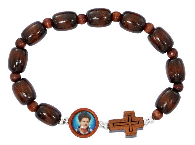 St. Carlo Acutis Wood Bead