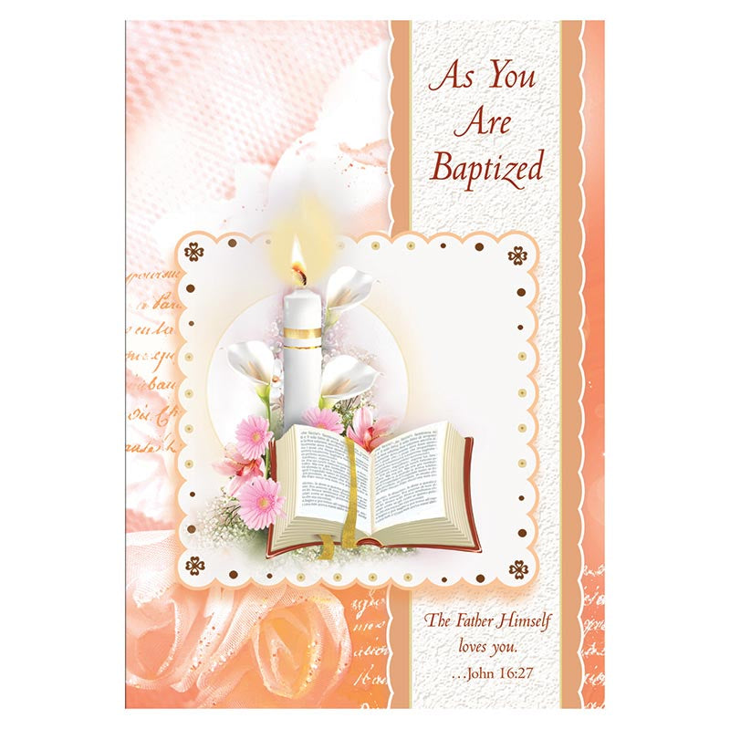" As You Are Baptized " Greeting Card