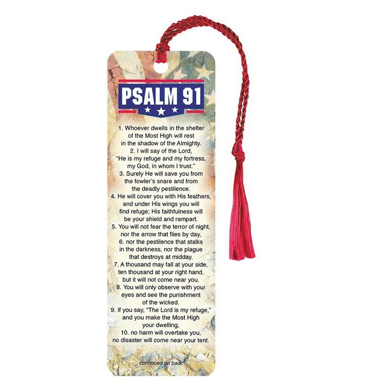 Psalm 91 Bookmark with Tassel