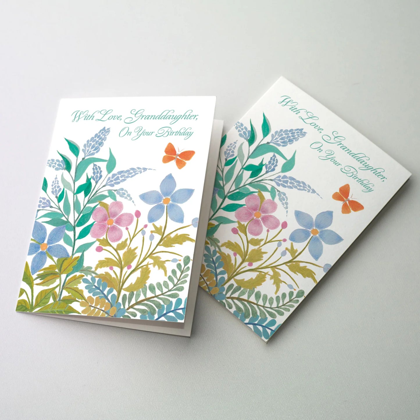 With Love, Granddaughter, on Your Birthday - Greeting Card