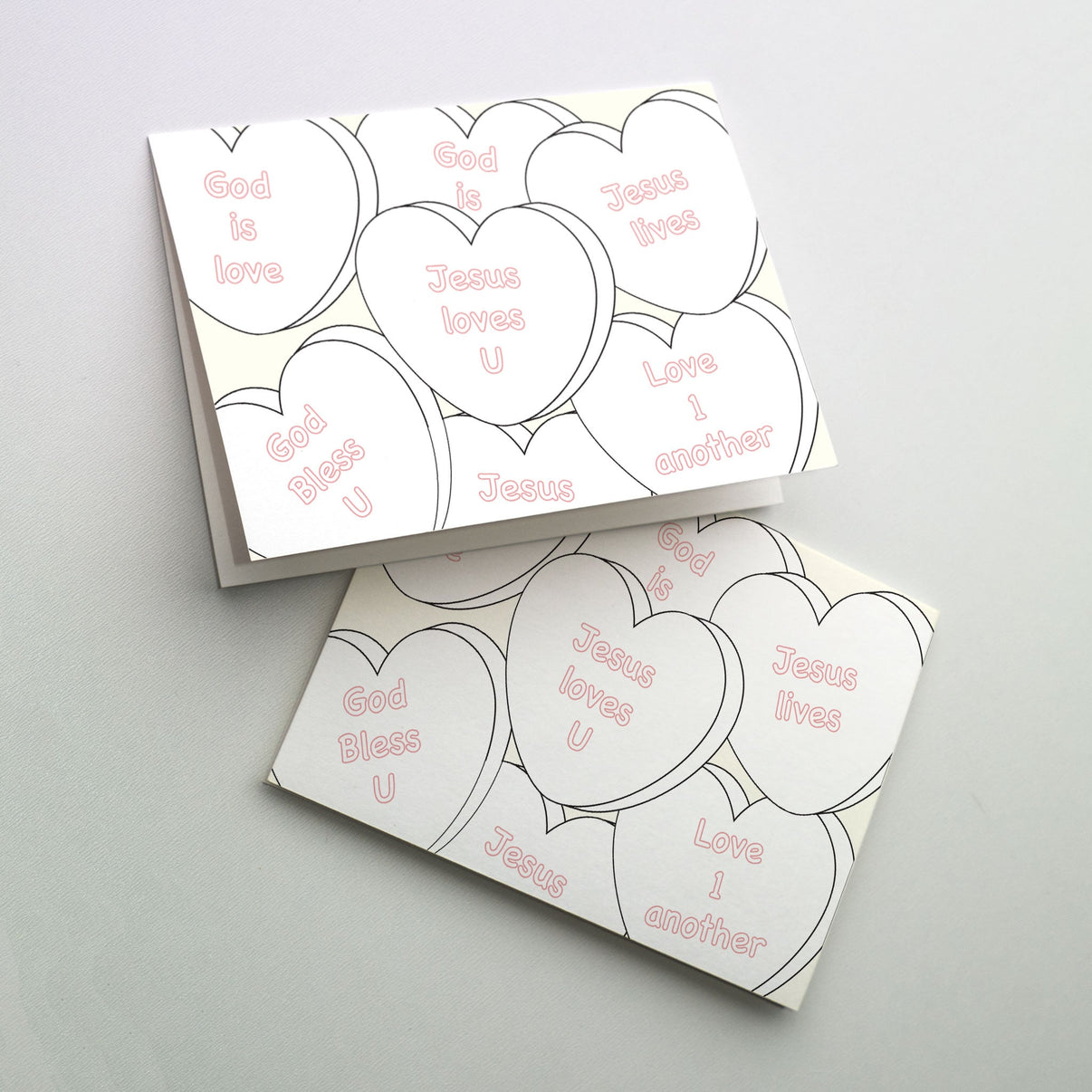 God Is Love...Jesus Love You Valentine's Day Greeting Card