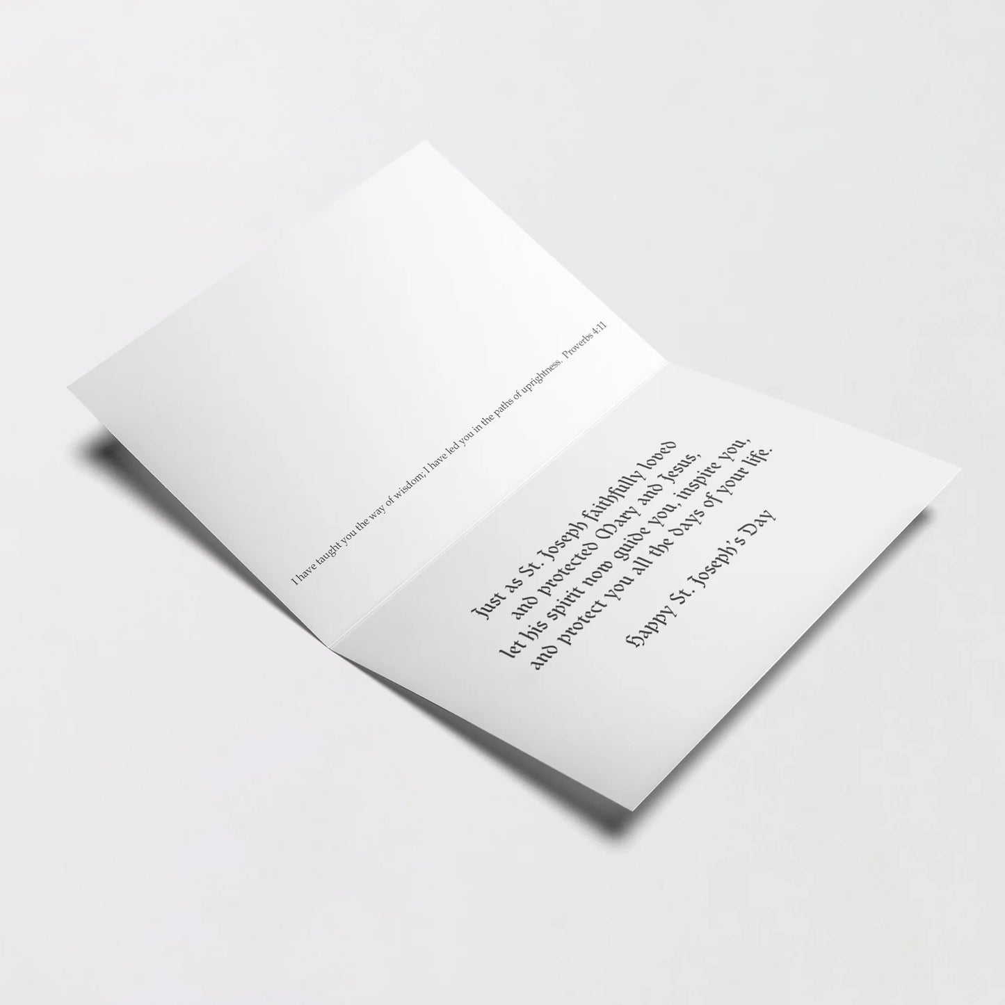 God Bless You on St. Joseph's Day - Greeting Card