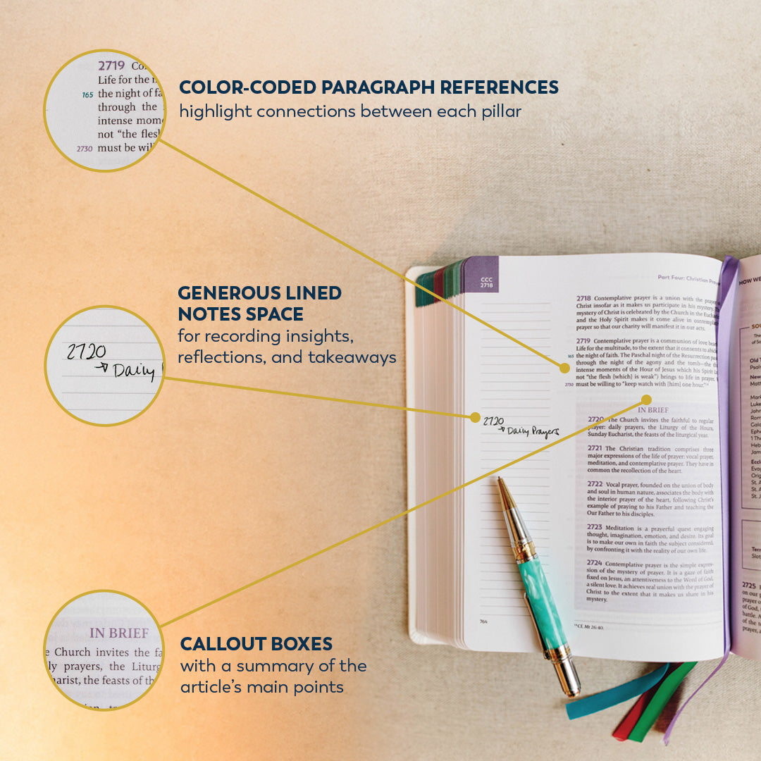 Catechism of the Catholic Church, Ascension Edition (English or Spanish)