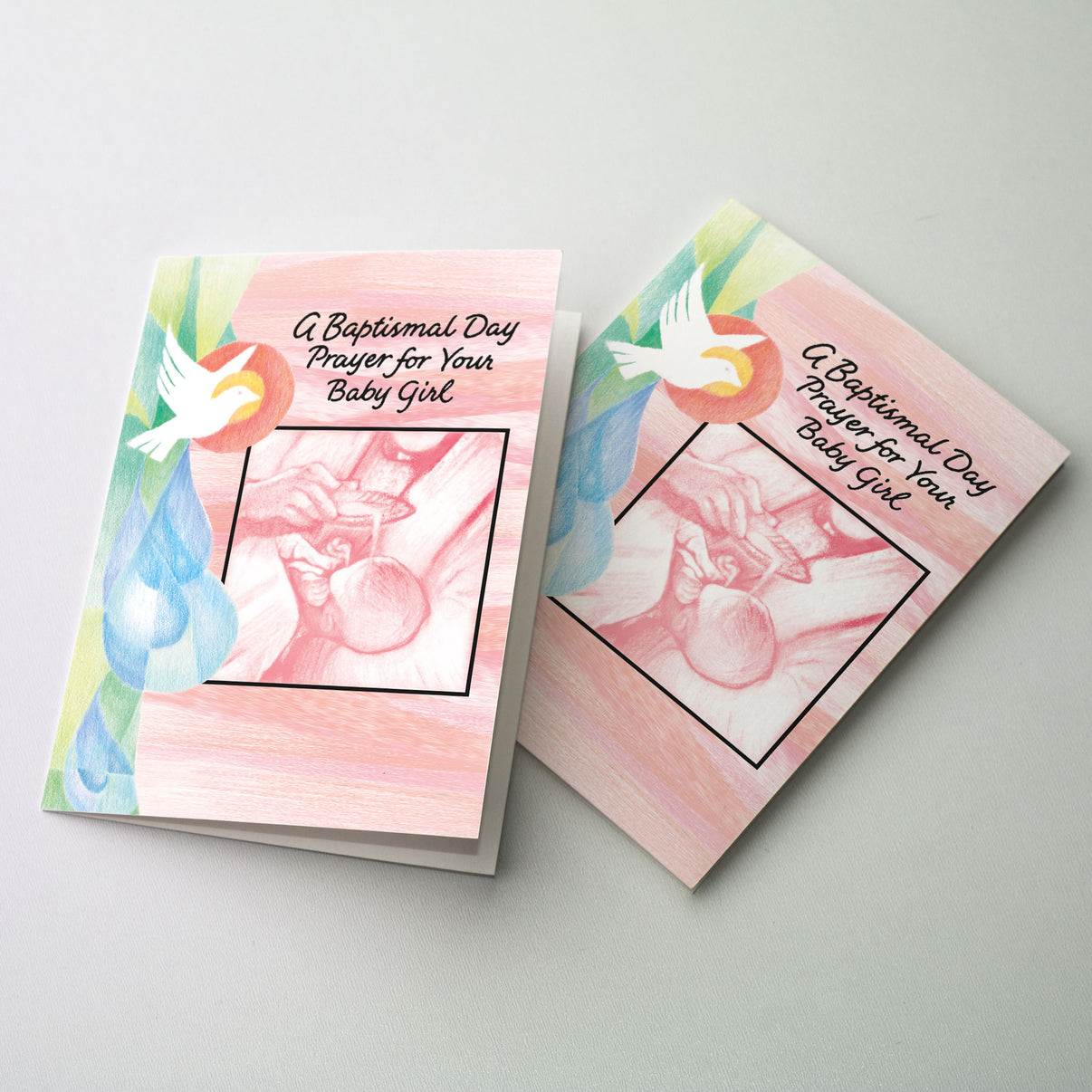 A Baptismal Day Prayer For Your Baby Girl Greeting Card