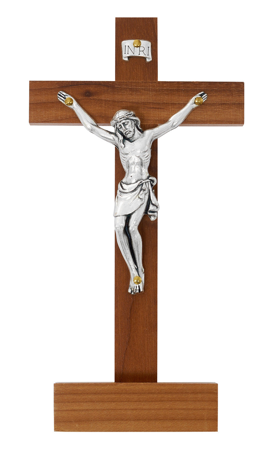 5 1/4" Walnut Standing Crucifix