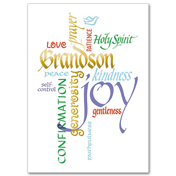 Grandson, Confirmation - Greeting Card