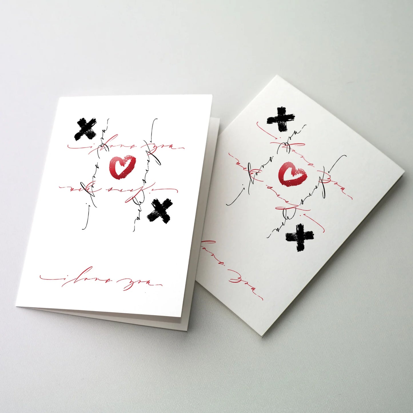 Tic Tac Toe Love You, Happy St. Valentine's Day - Greeting Card