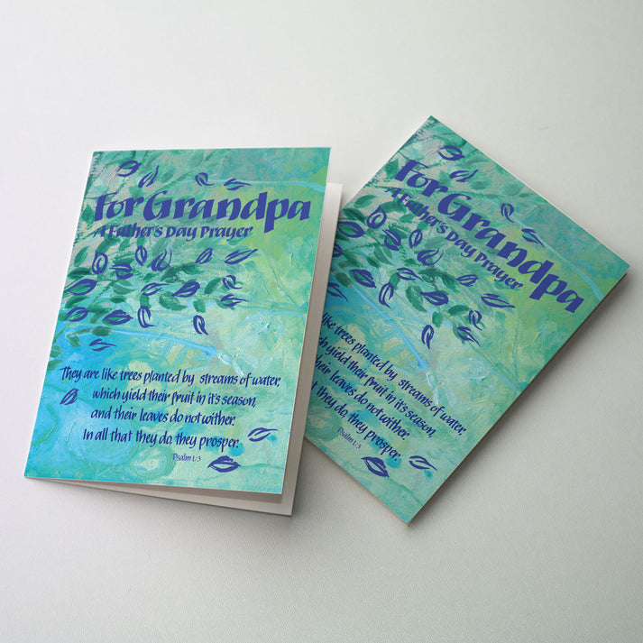 For Grandpa - A Father's Day Prayer Greeting Card