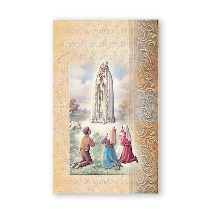 Our Lady Of Fatima Prayer Folder