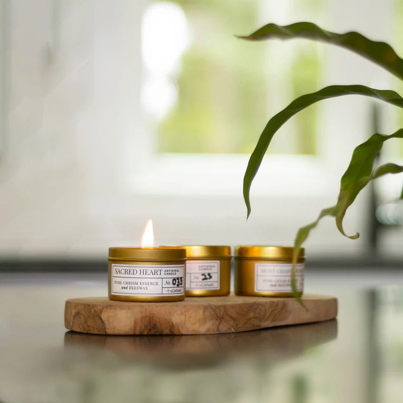 Catholic Scented Beeswax Candles