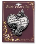 Heart Shaped Visor Clips - Assorted Styles