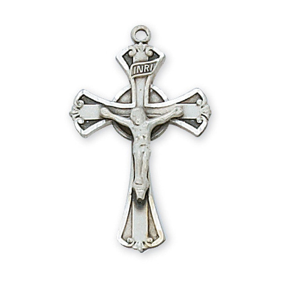 Sterling Silver Crucifix - 1"